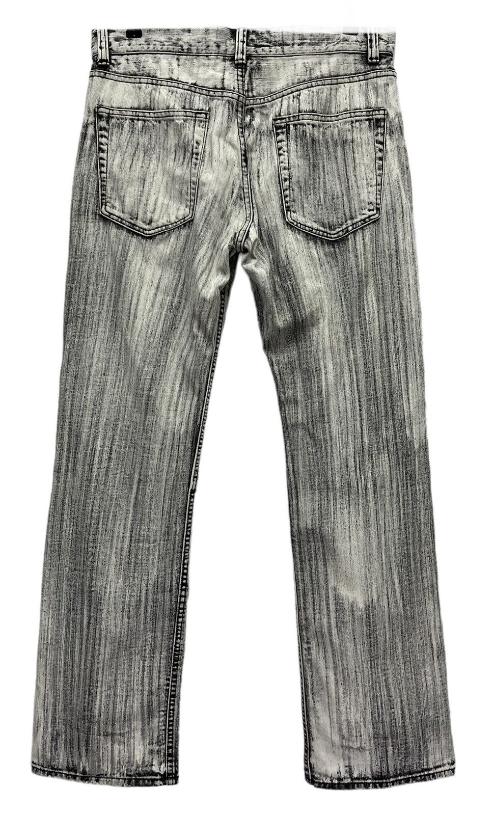 Japanese Brand 💀SICK SKULL💀 Retro Punk Rock Ripped Japanese Brand Denim Size US 32 / EU 48 - 10 Thumbnail
