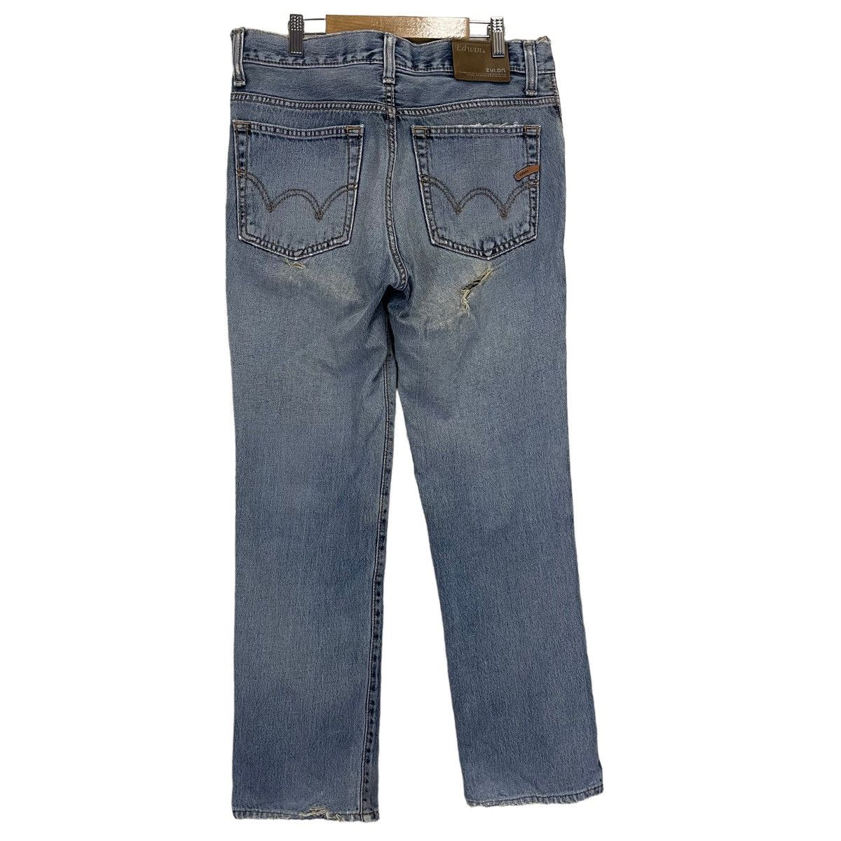 Edwin Edwin Zylon Distressed Jeans Edwin Zylon Flare Jeans 31x30 Size US 31 - 10 Thumbnail