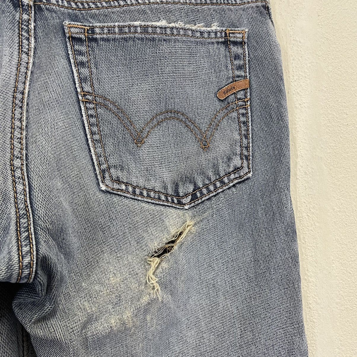 Edwin Edwin Zylon Distressed Jeans Edwin Zylon Flare Jeans 31x30 Size US 31 - 13 Thumbnail