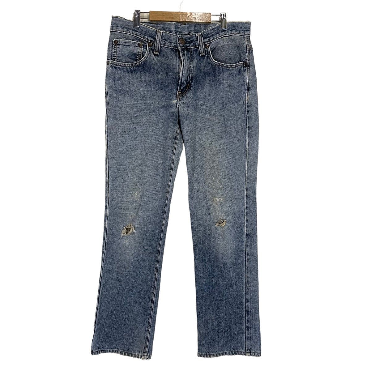 Edwin Edwin Zylon Distressed Jeans Edwin Zylon Flare Jeans 31x30 Size US 31 - 2 Thumbnail