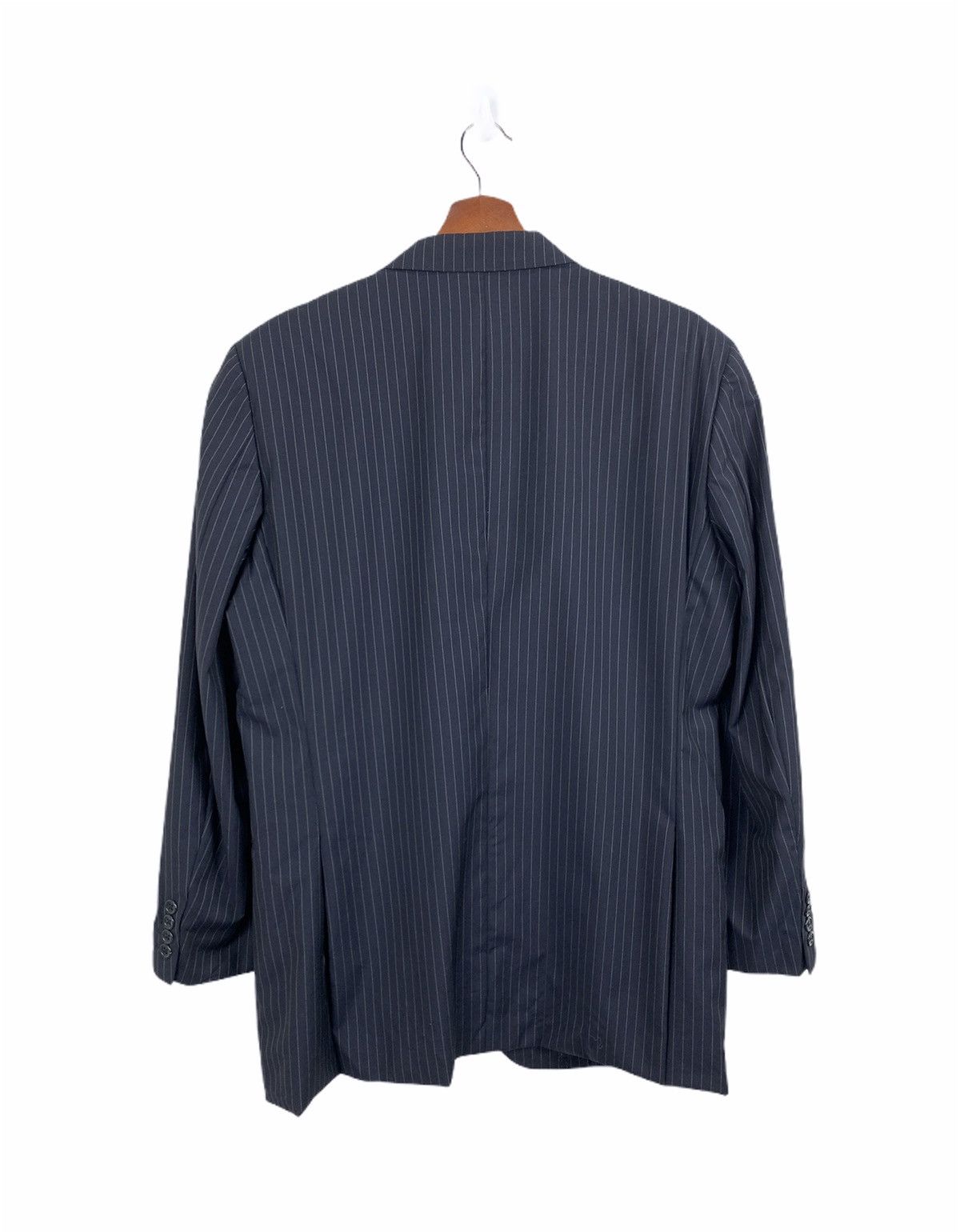 Michiko Koshino London MICHIKOKOSHINO LONDON Rich Stripe Tuxedo Casual Suit Blazer Size 44R - 2 Thumbnail