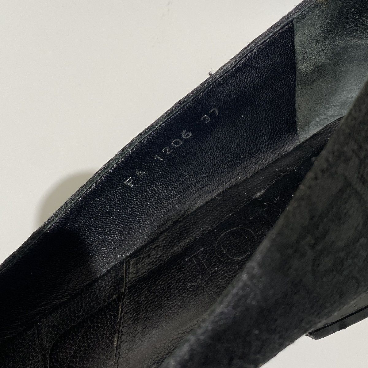 Dior × Vintage Dior Black Trotter Buckles Pointed Toe Ballet Flats Size US 7 / IT 37 - 10 Thumbnail