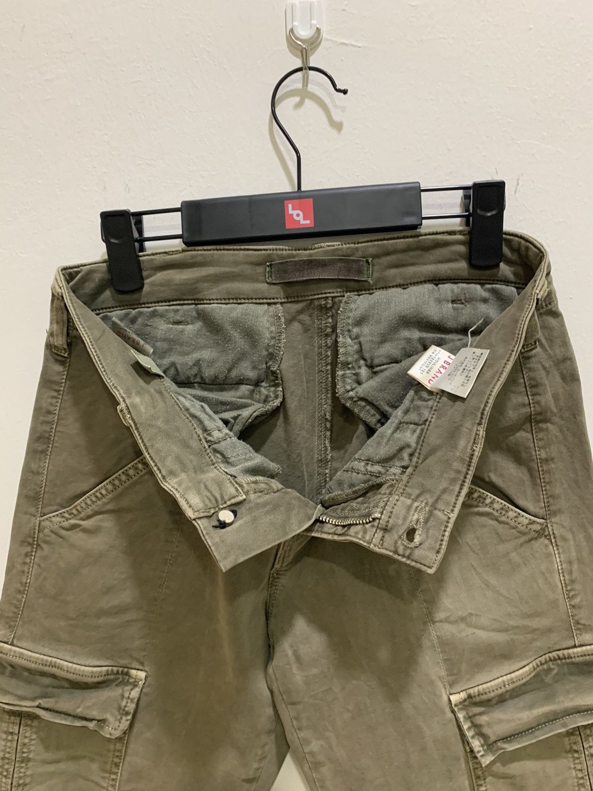J Brand × Seditionaries J BRAND Zipper Skinny Slimfit Multipocket Biker Cargo Pants Size 26" / US 2 / IT 38 - 20 Thumbnail