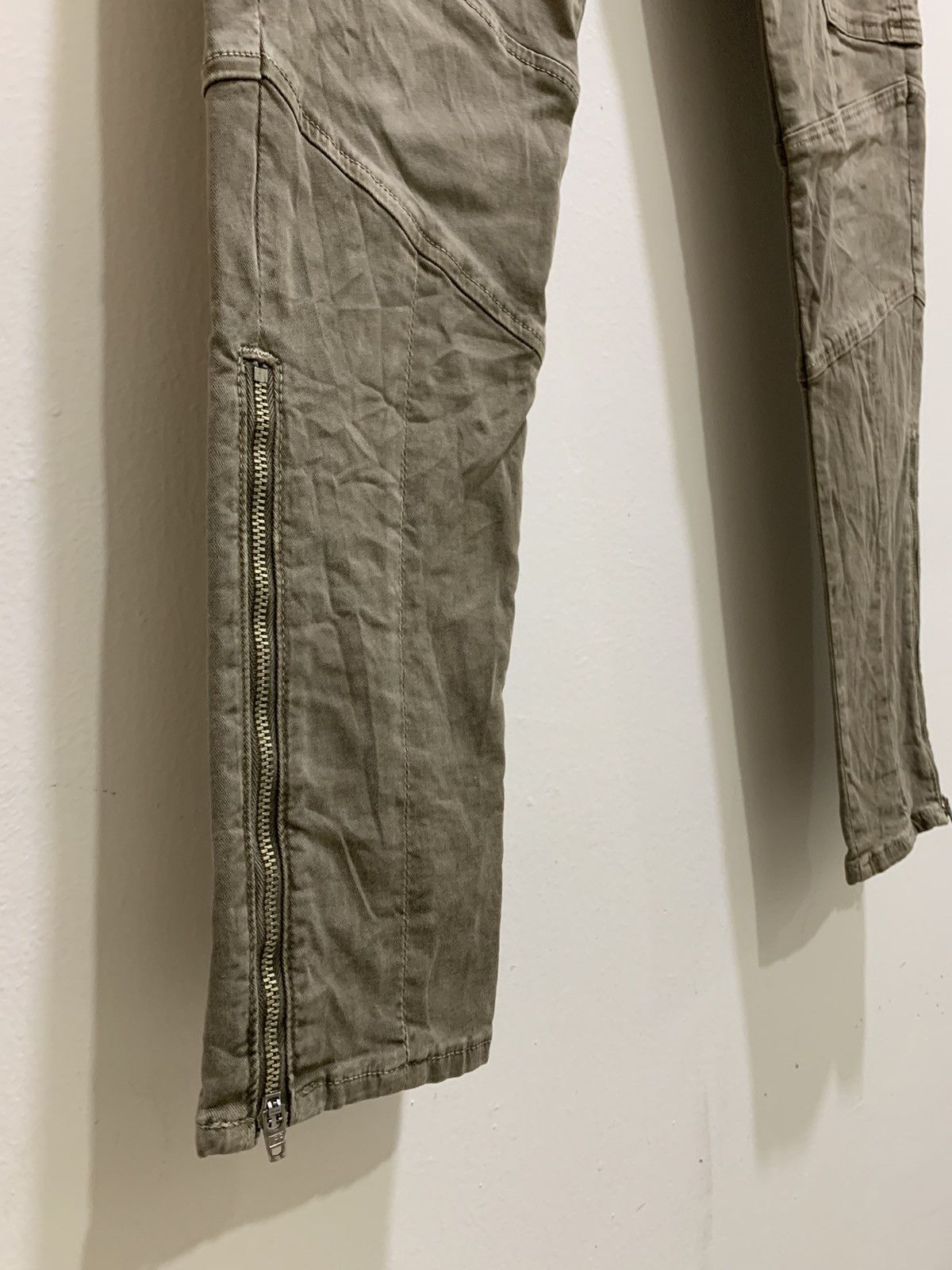 J Brand × Seditionaries J BRAND Zipper Skinny Slimfit Multipocket Biker Cargo Pants Size 26" / US 2 / IT 38 - 9 Thumbnail
