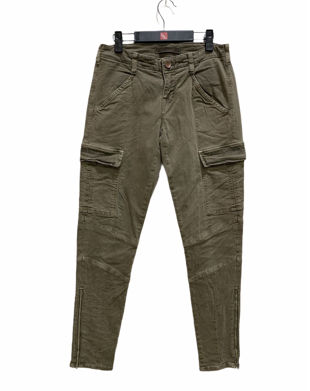 J Brand × Seditionaries J BRAND Zipper Skinny Slimfit Multipocket Biker Cargo Pants Size 26" / US 2 / IT 38 - 1 Thumbnail