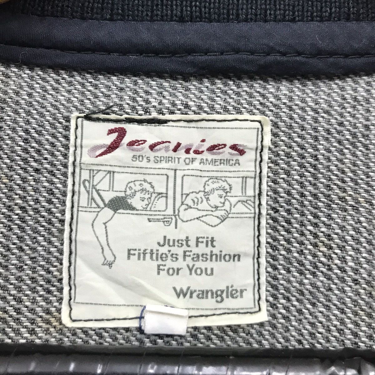 Japanese Brand × Vintage × Wrangler Vintage Wrangler Big Logo Varsity Jacket Size US M / EU 48-50 / 2 - 8 Thumbnail