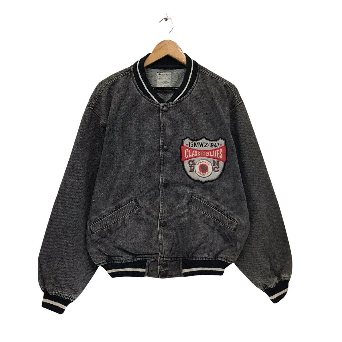 Vintage Wrangler Big Logo Varsity Jacket