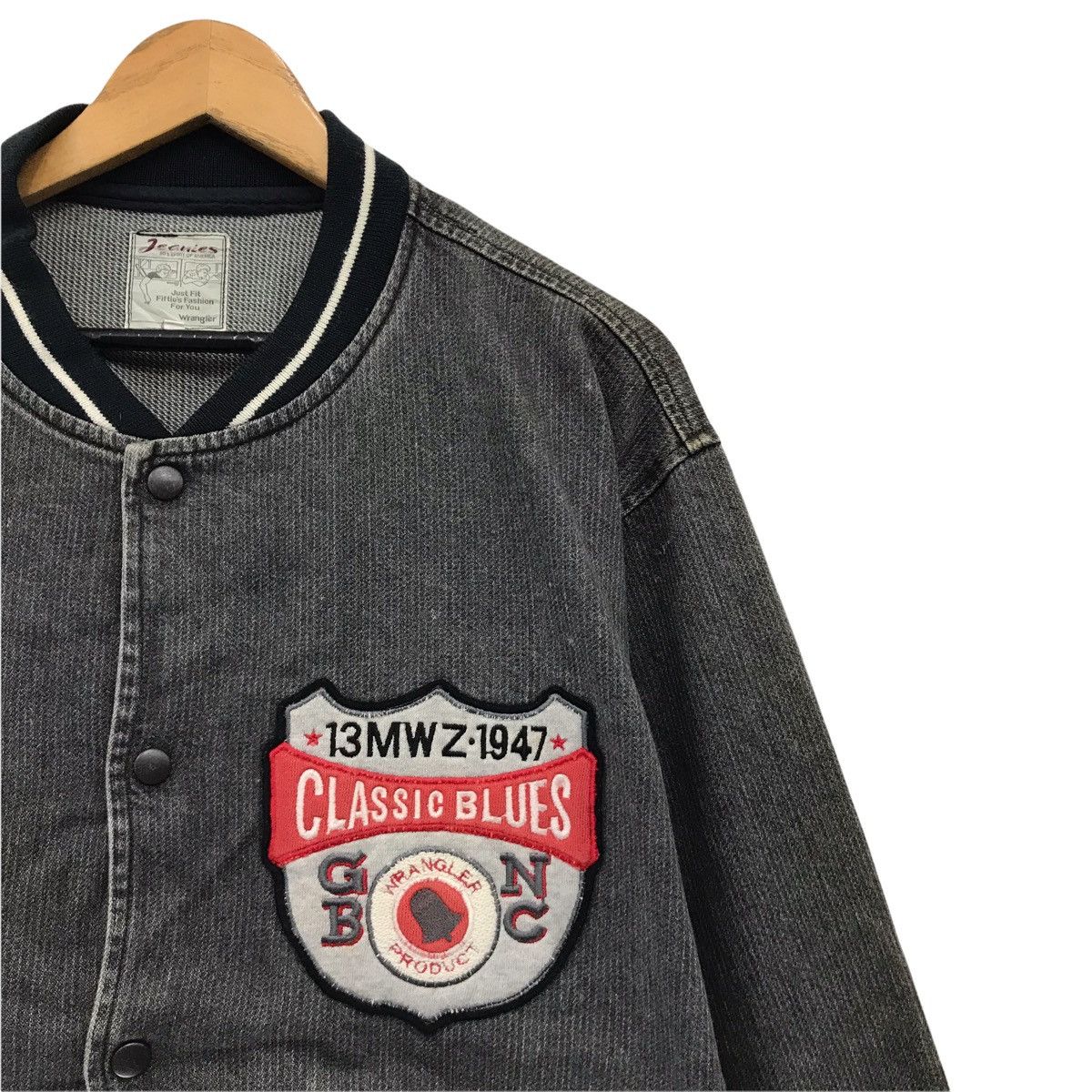 Japanese Brand × Vintage × Wrangler Vintage Wrangler Big Logo Varsity Jacket Size US M / EU 48-50 / 2 - 5 Thumbnail