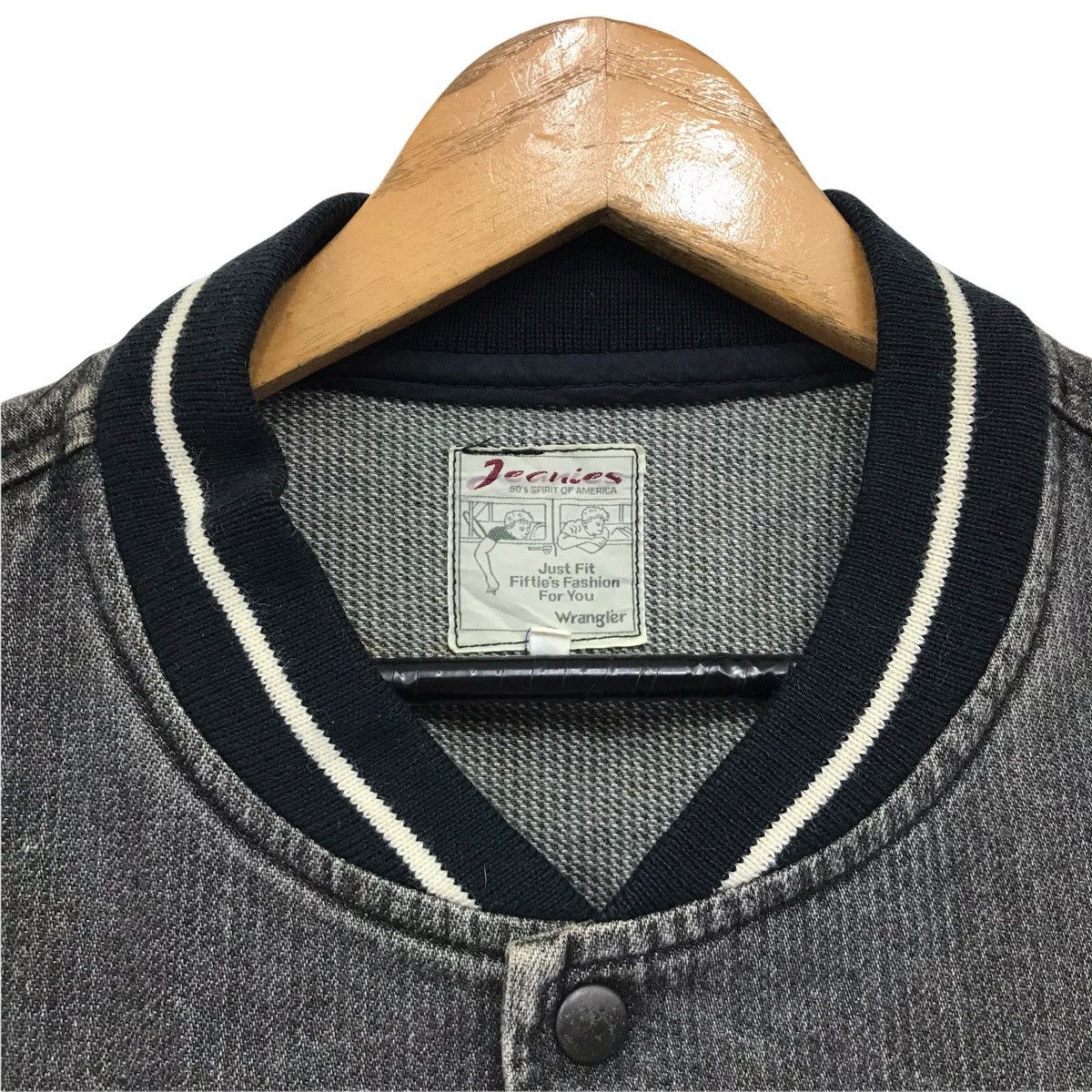 Japanese Brand × Vintage × Wrangler Vintage Wrangler Big Logo Varsity Jacket Size US M / EU 48-50 / 2 - 7 Thumbnail