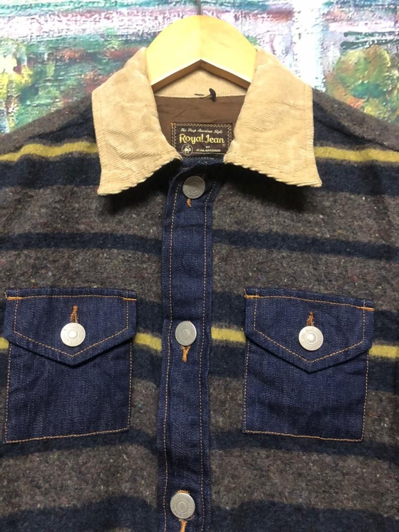 Levi's Made & Crafted × Vintage Vtg🔥American Blue/Blanket Trucker Jacket Size US M / EU 48-50 / 2 - 7 Thumbnail