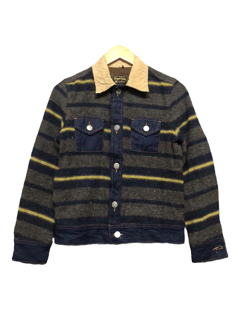 Vtg🔥American Blue/Blanket Trucker Jacket