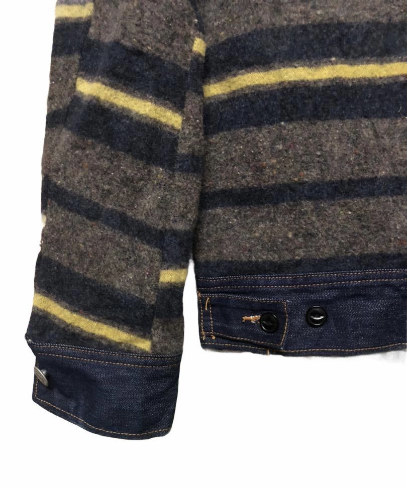 Levi's Made & Crafted × Vintage Vtg🔥American Blue/Blanket Trucker Jacket Size US M / EU 48-50 / 2 - 4 Thumbnail