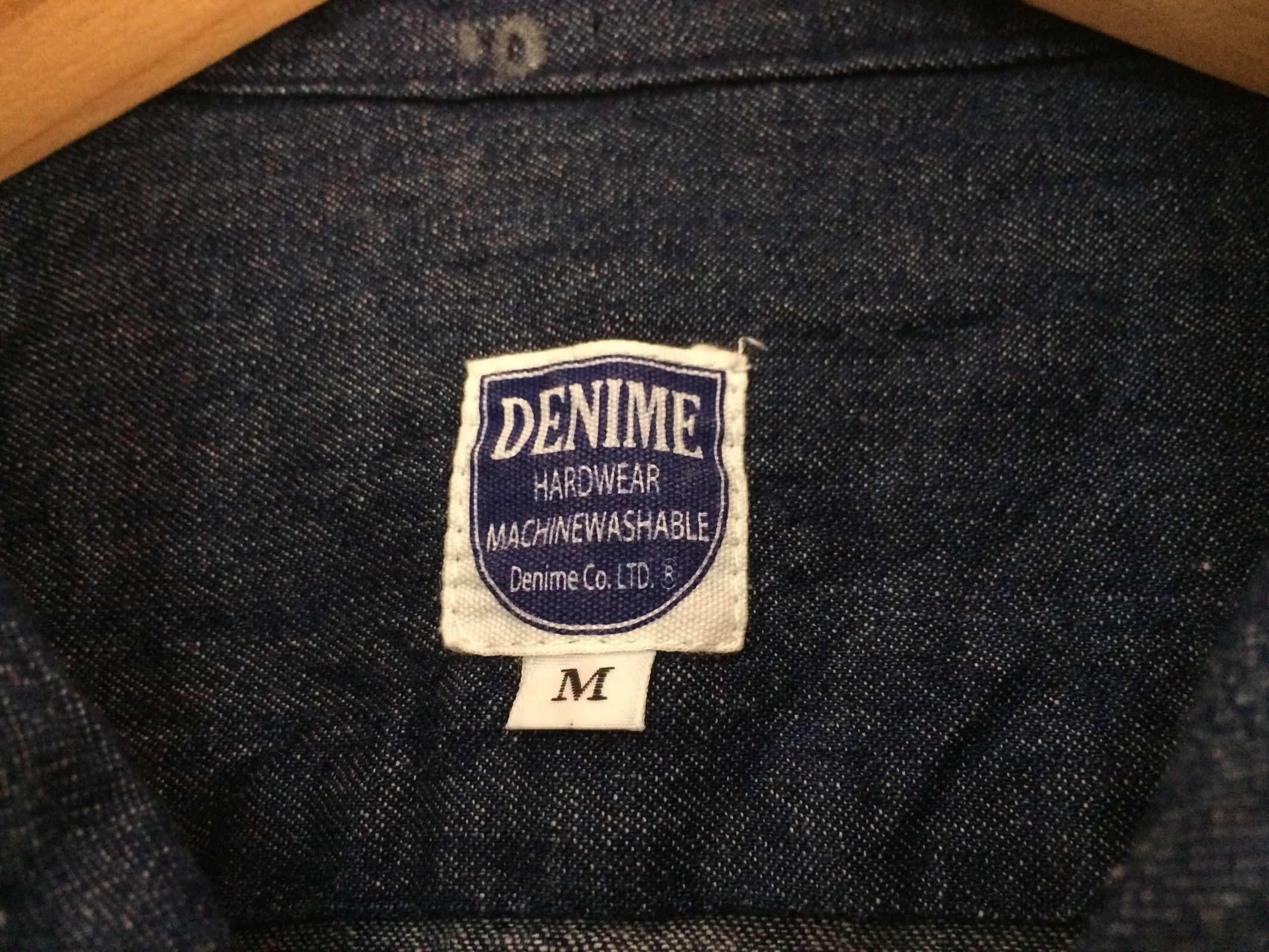 Denime × Japanese Brand × Vintage 🔥🔥Denime Indigo Blue SS Shirt Size US M / EU 48-50 / 2 - 6 Thumbnail