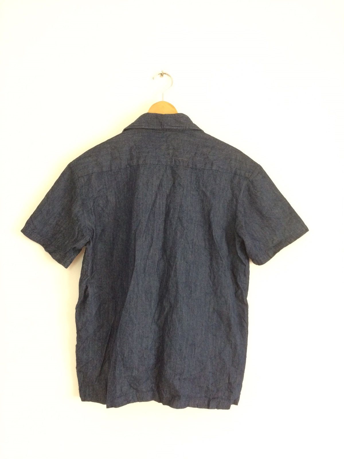 Denime × Japanese Brand × Vintage 🔥🔥Denime Indigo Blue SS Shirt Size US M / EU 48-50 / 2 - 7 Thumbnail