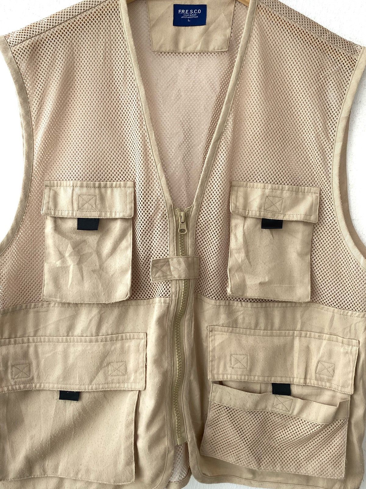 Japanese Brand Vintage F.R.E.S.C.O Tactical Multi Pocket Vest Size US M / EU 48-50 / 2 - 2 Thumbnail