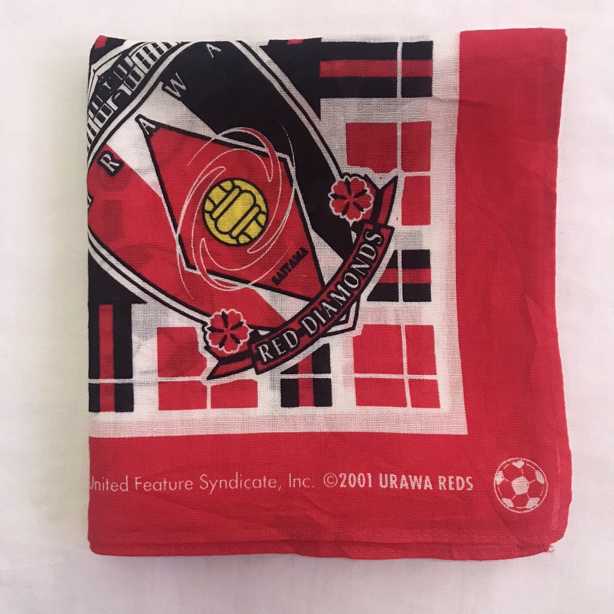 Japanese Brand Rare Urawa Reds x Peanuts handkerchief bandana neckerchief Size ONE SIZE - 8 Thumbnail