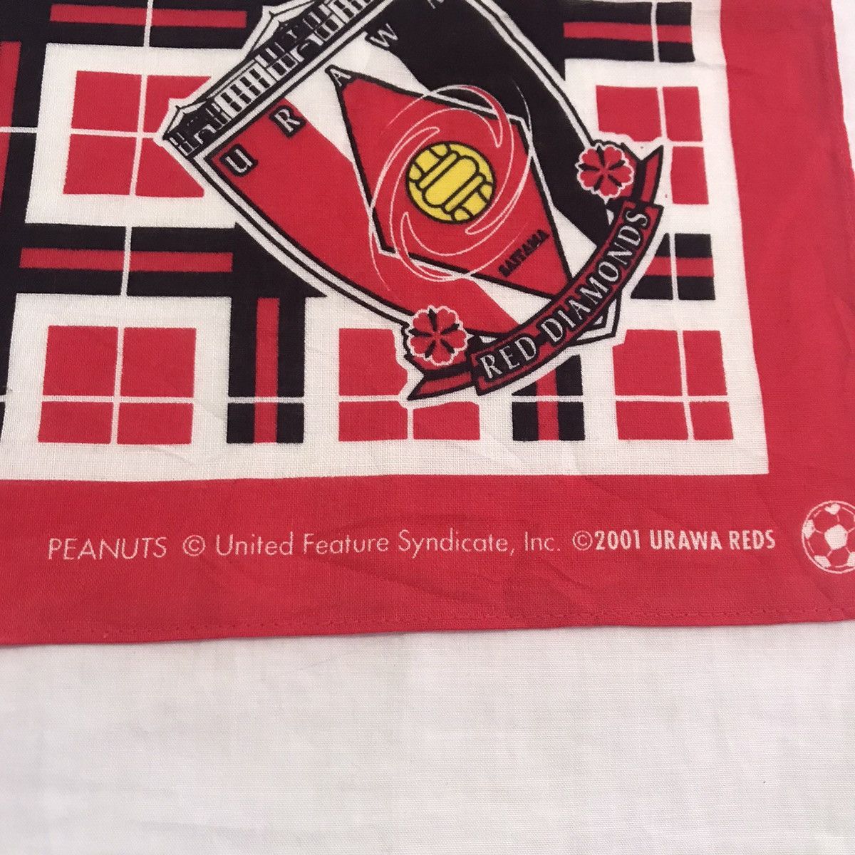 Japanese Brand Rare Urawa Reds x Peanuts handkerchief bandana neckerchief Size ONE SIZE - 6 Thumbnail