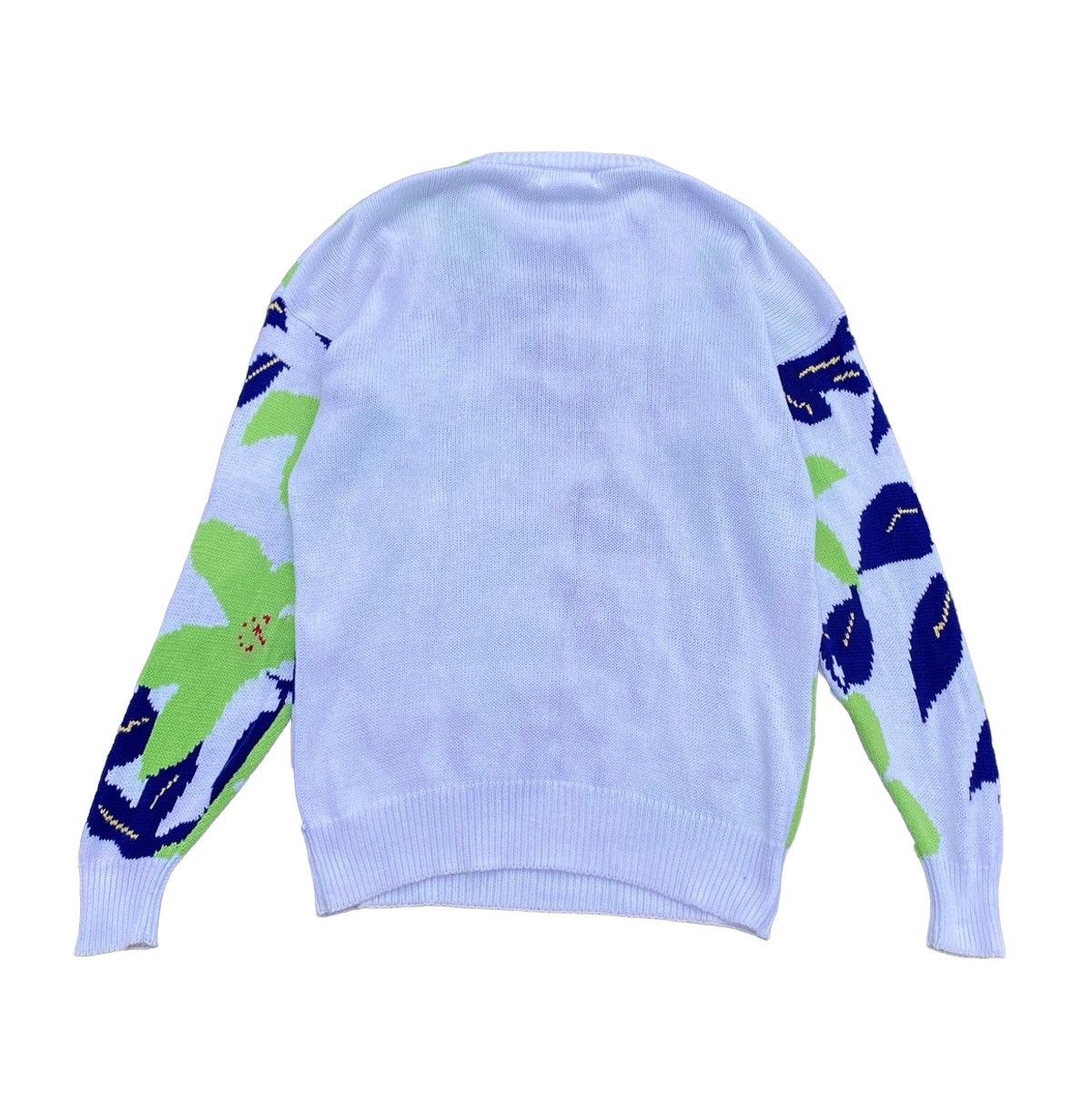 Japanese Brand 1990s Reversible Floral Knitwear Size US L / EU 52-54 / 3 - 7 Thumbnail
