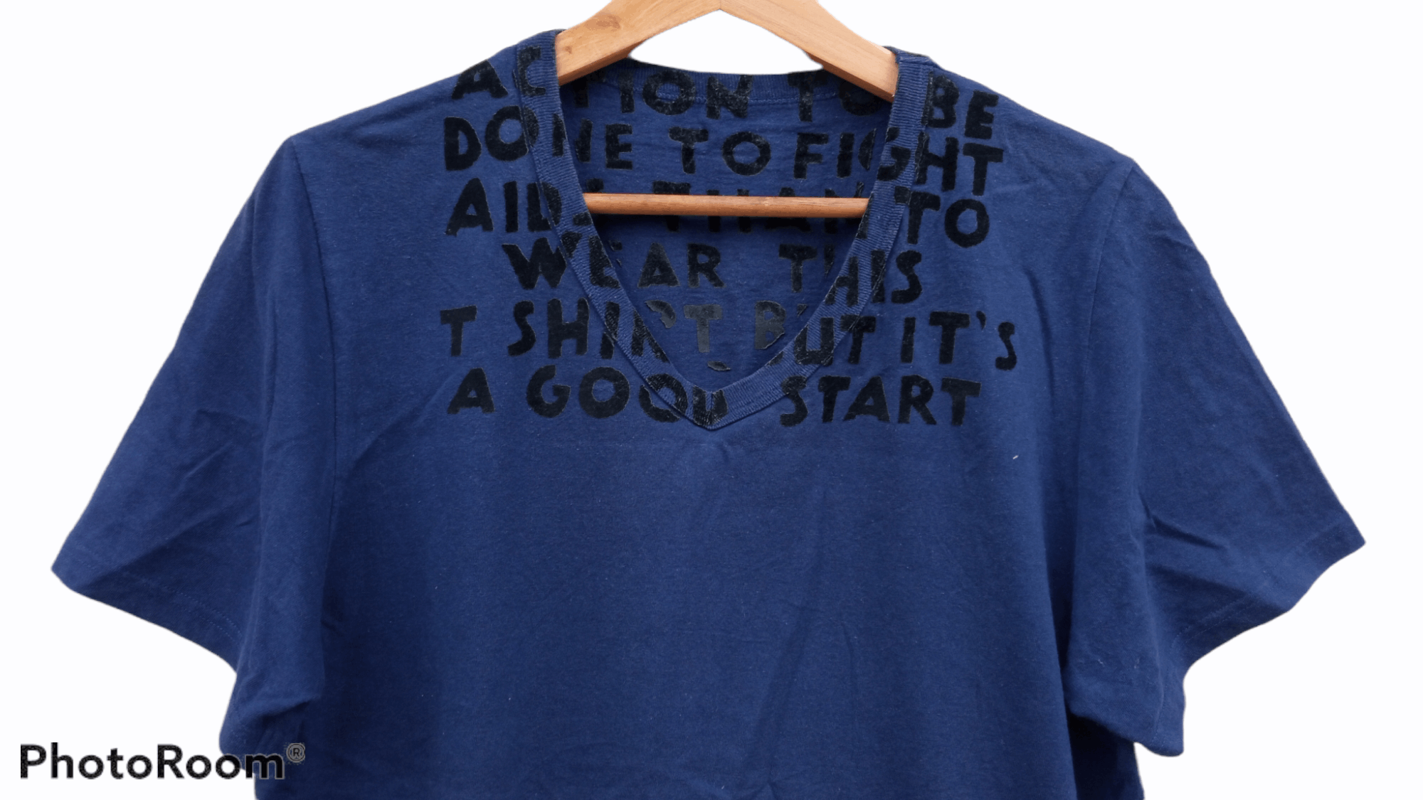 Maison Margiela 🔥🔥Maison Martin Margiela Fight Against AIDS Statement Tee Size US M / EU 48-50 / 2 - 13 Thumbnail