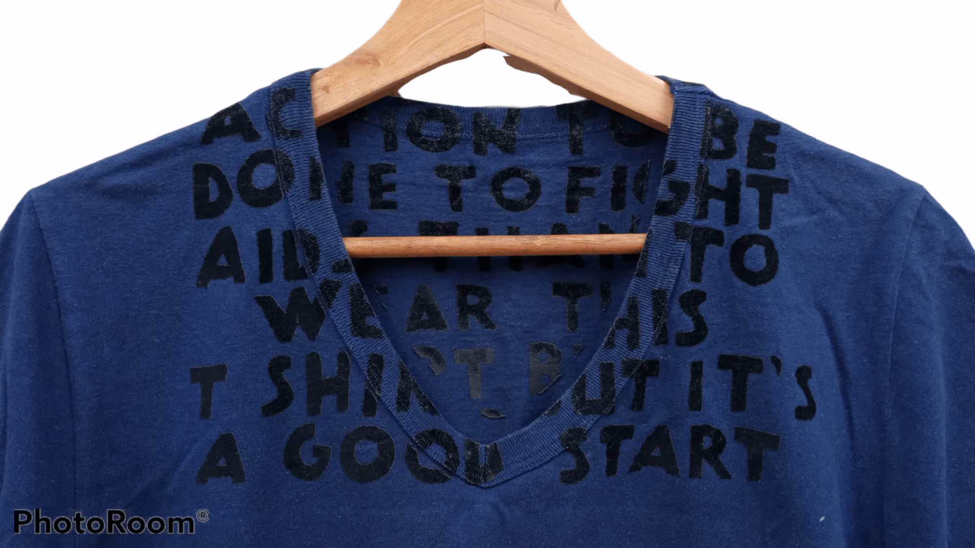 Maison Margiela 🔥🔥Maison Martin Margiela Fight Against AIDS Statement Tee Size US M / EU 48-50 / 2 - 17 Thumbnail