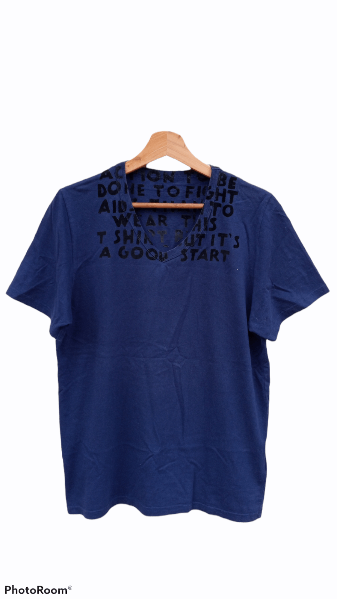Maison Margiela 🔥🔥Maison Martin Margiela Fight Against AIDS Statement Tee Size US M / EU 48-50 / 2 - 1 Thumbnail
