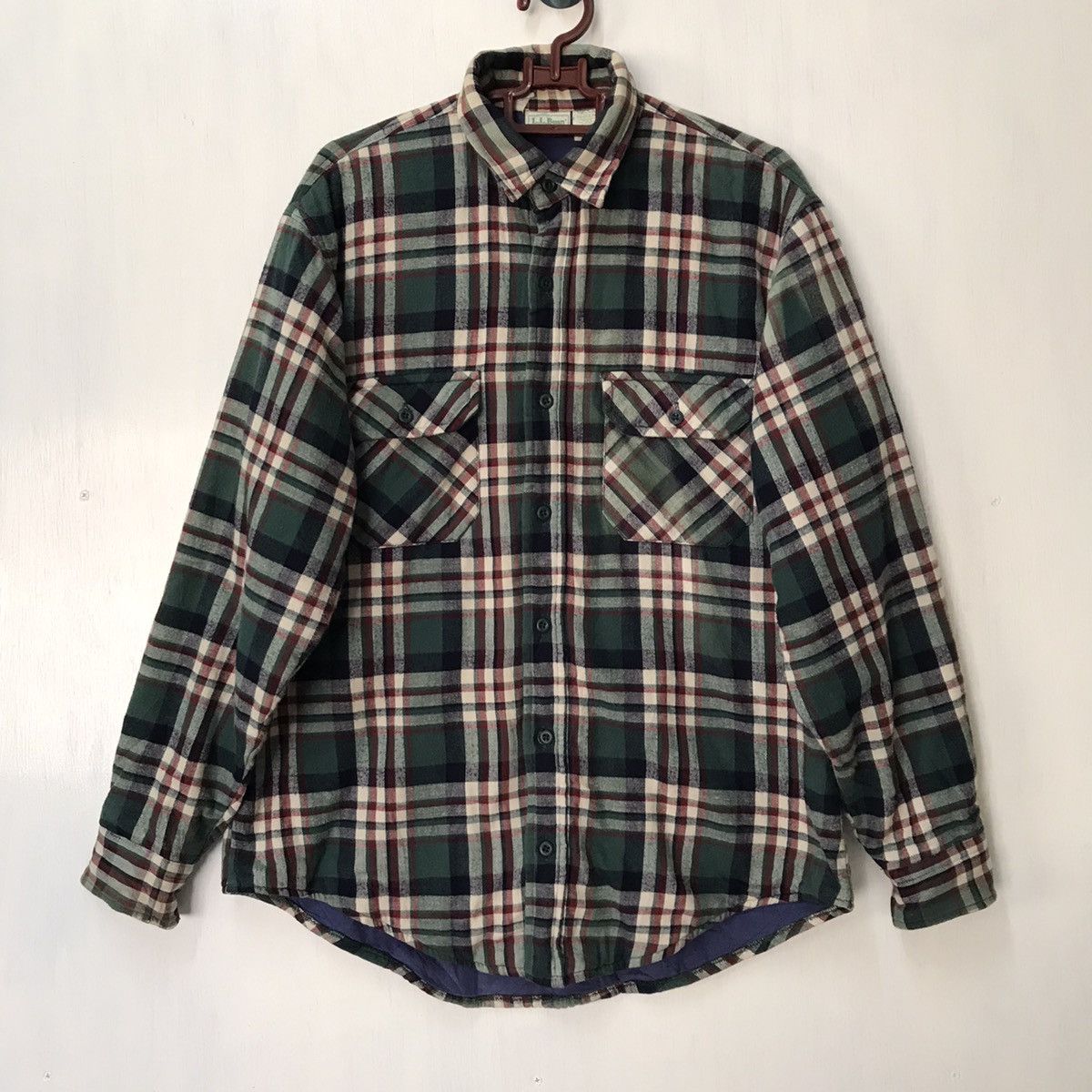 Flannel Rare Vintage L.L.Bean timberline flannel design made in USA Size US M / EU 48-50 / 2 - 1 Thumbnail