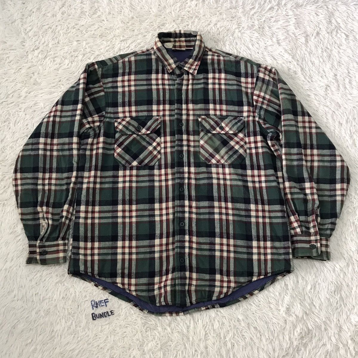 Flannel Rare Vintage L.L.Bean timberline flannel design made in USA Size US M / EU 48-50 / 2 - 13 Thumbnail