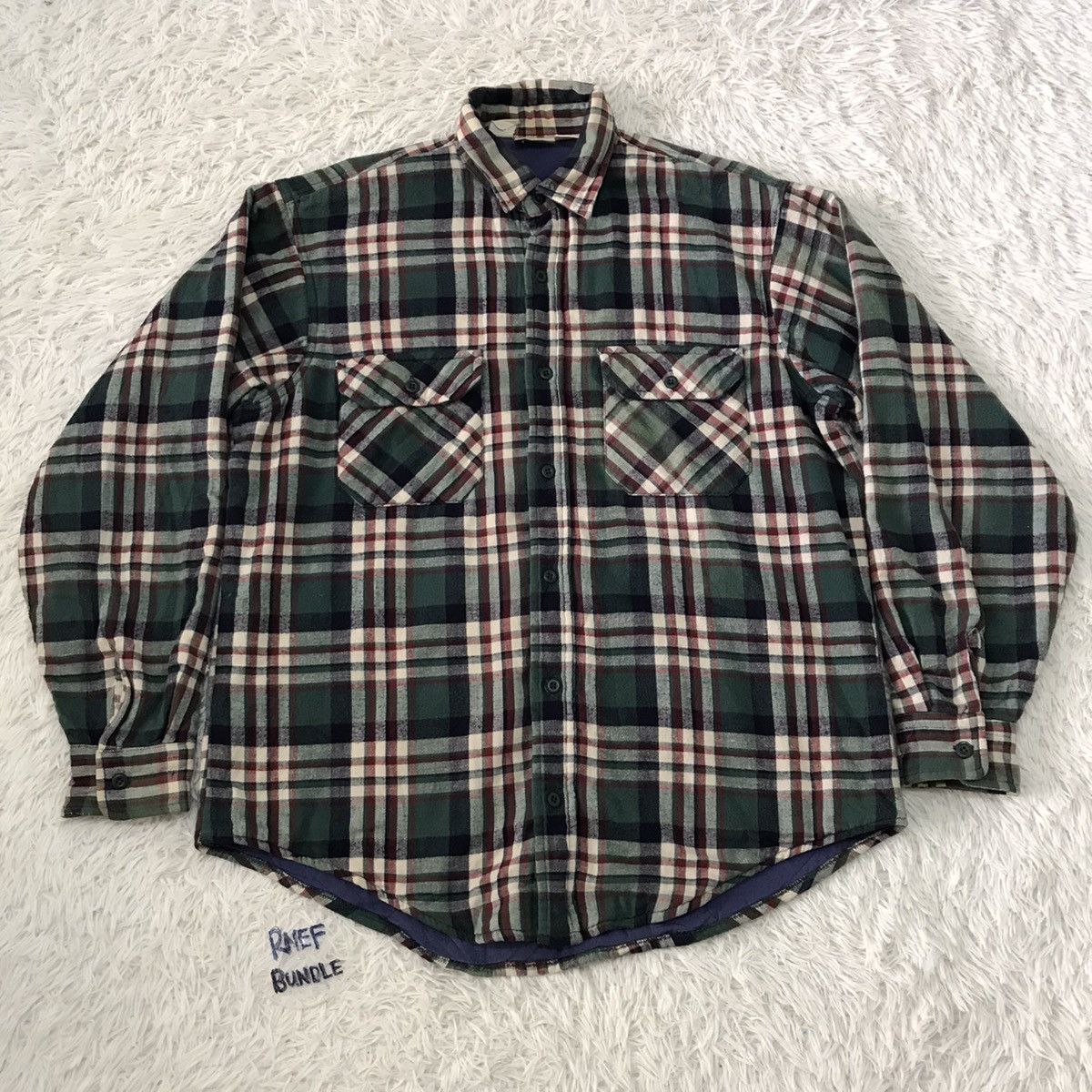 Flannel Rare Vintage L.L.Bean timberline flannel design made in USA Size US M / EU 48-50 / 2 - 14 Thumbnail