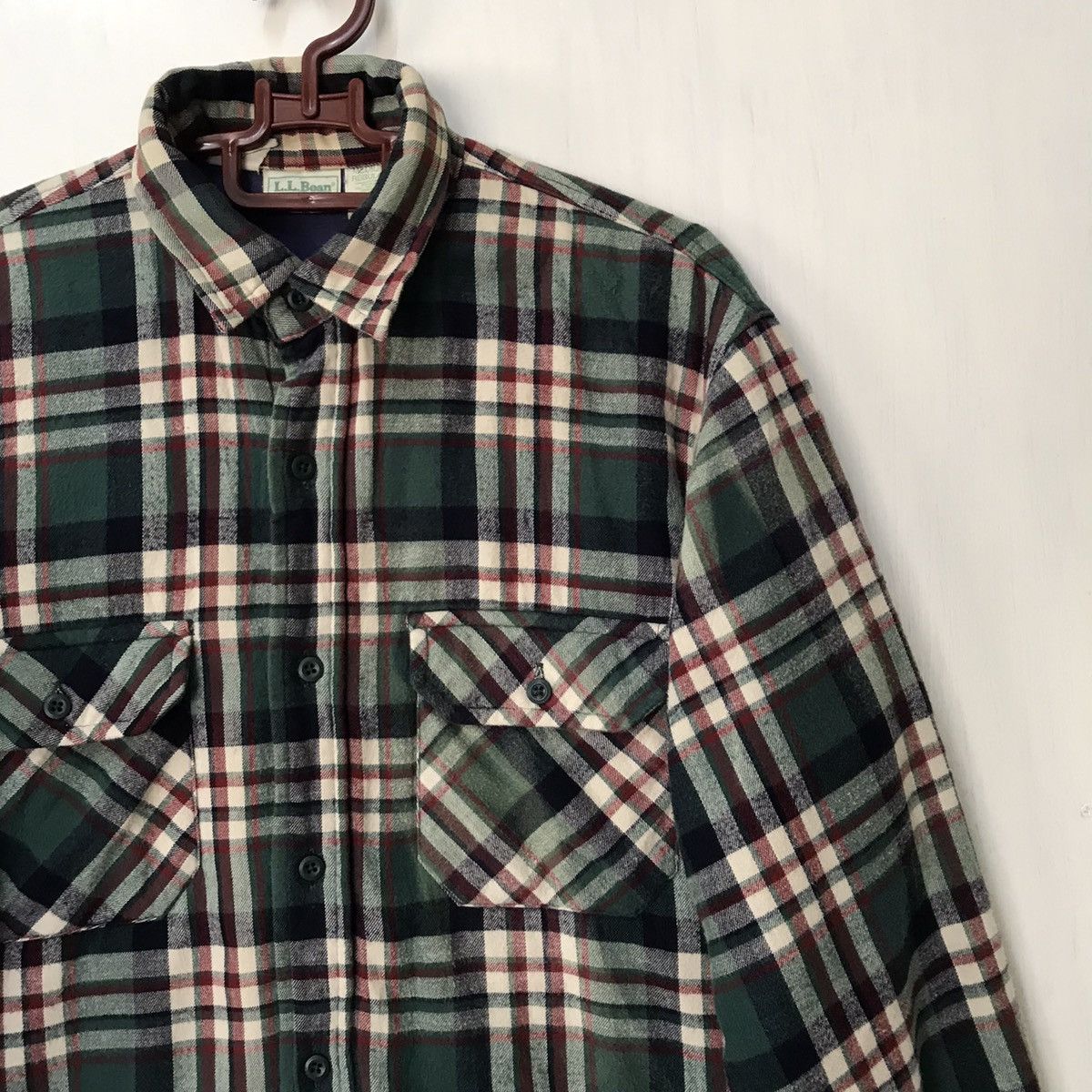 Flannel Rare Vintage L.L.Bean timberline flannel design made in USA Size US M / EU 48-50 / 2 - 5 Thumbnail