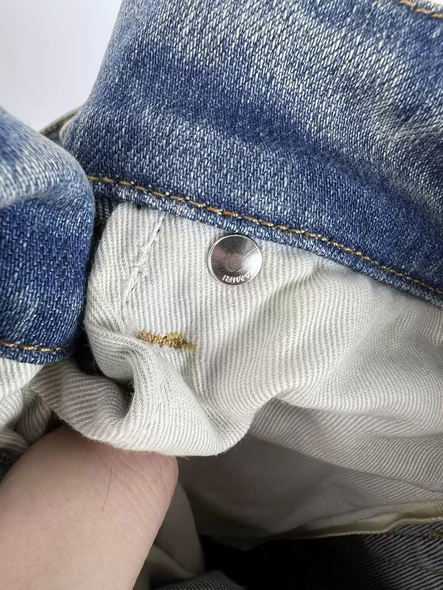 Amiri AMIRI Checked Destroyed Mx1 Jeans Size US 32 / EU 48 - 9 Thumbnail