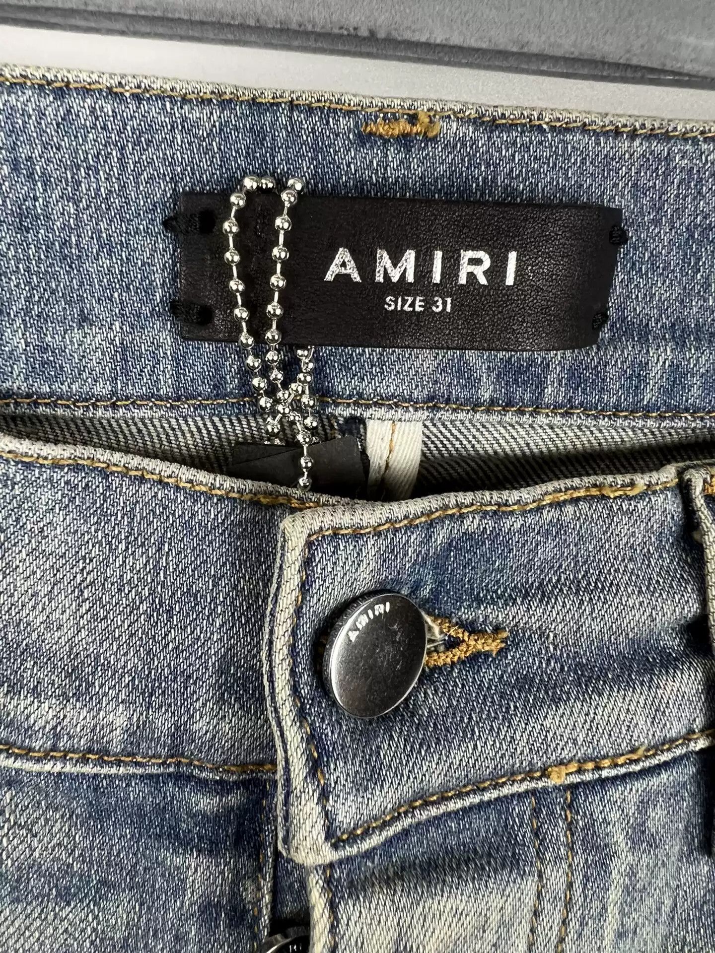 Amiri AMIRI Checked Destroyed Mx1 Jeans Size US 32 / EU 48 - 6 Thumbnail