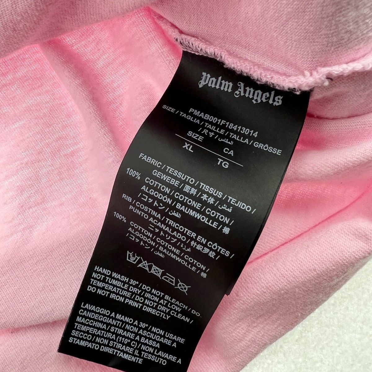 Palm Angels Palm Angels Pink Long Sleeve T Shirt Size US XL / EU 56 / 4 - 6 Thumbnail