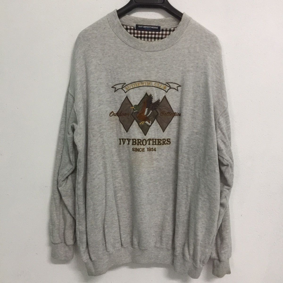 Japanese Brand IVY BROTHERS Sweatshirt With Big Logo Size US S / EU 44-46 / 1 - 1 Thumbnail