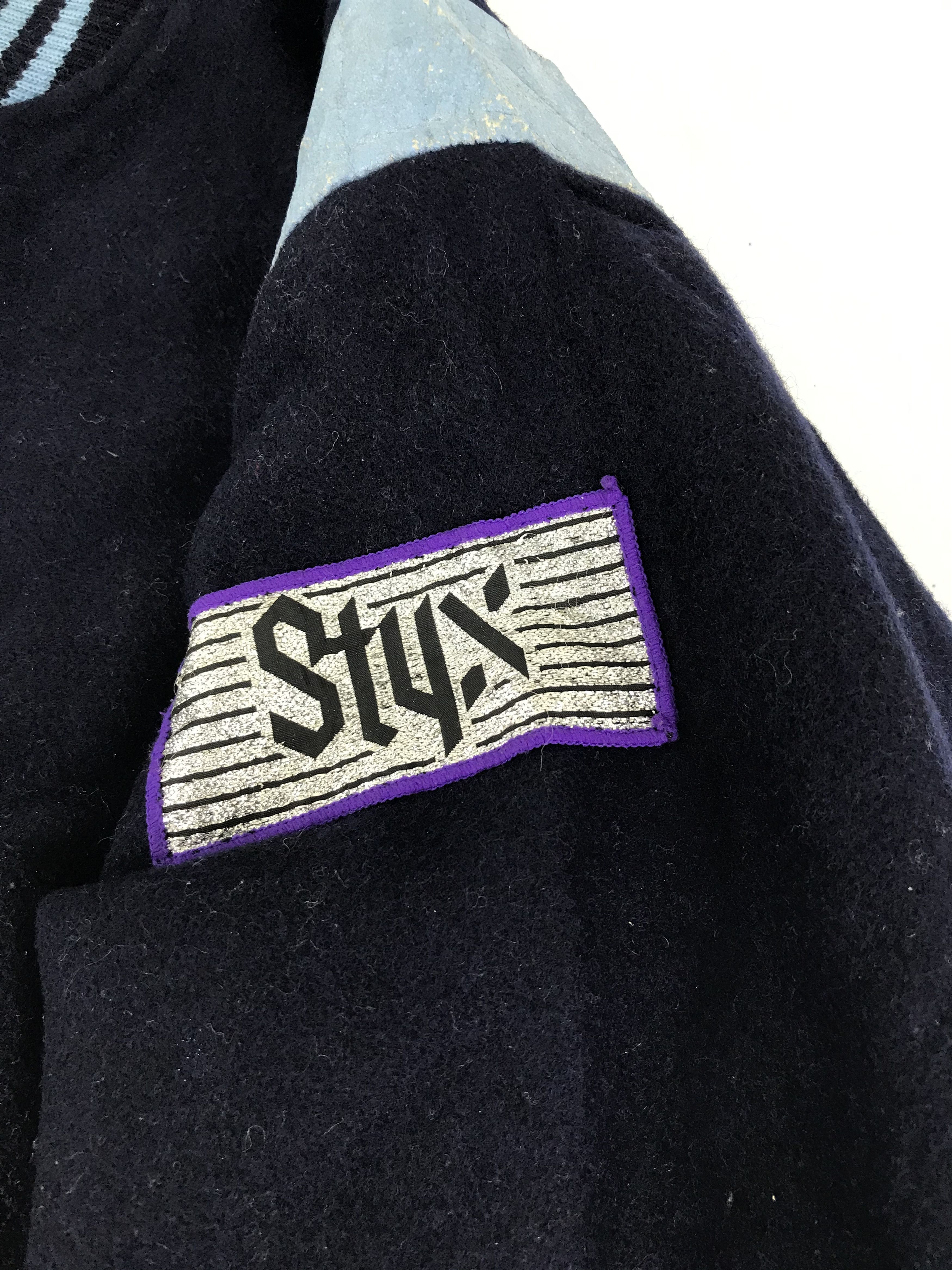 Vintage Lacrosse Styx Stripe Varsity Jacket Wool With Quilted Inner Size US M / EU 48-50 / 2 - 4 Thumbnail