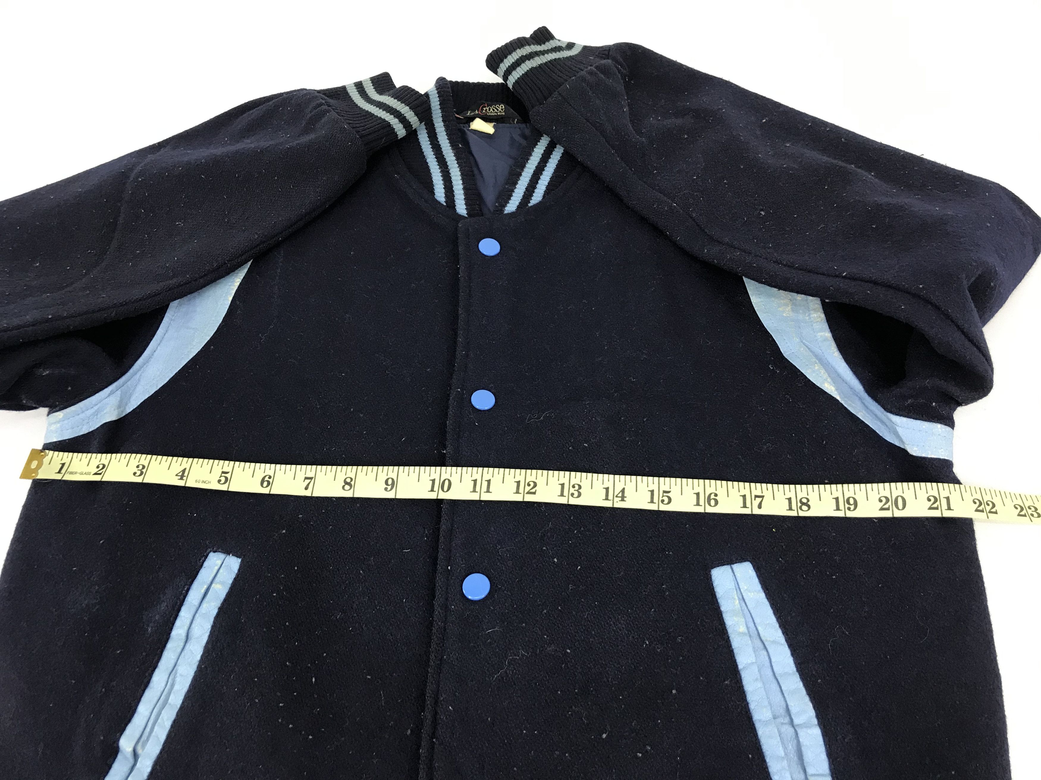 Vintage Lacrosse Styx Stripe Varsity Jacket Wool With Quilted Inner Size US M / EU 48-50 / 2 - 7 Thumbnail
