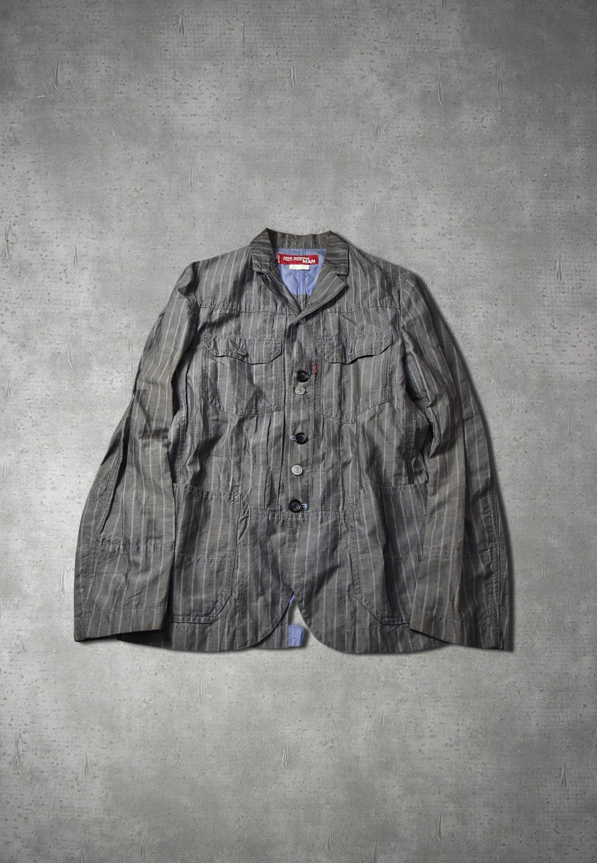 Comme des Garcons × Junya Watanabe × Levi's stripe work jacket 29225 - 866 119 Size US XS / EU 42 / 0 - 1 Thumbnail