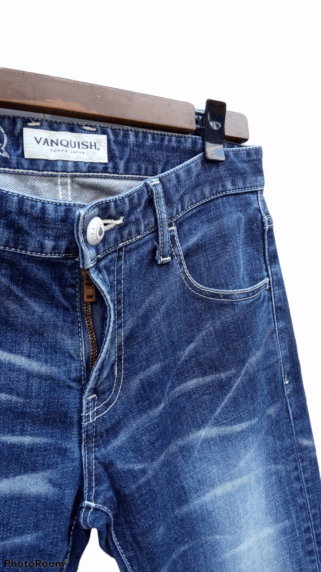Japanese Brand × Vanquish 🔥🔥Vanquish Distressed Jeans Denim Size US 30 / EU 46 - 17 Thumbnail