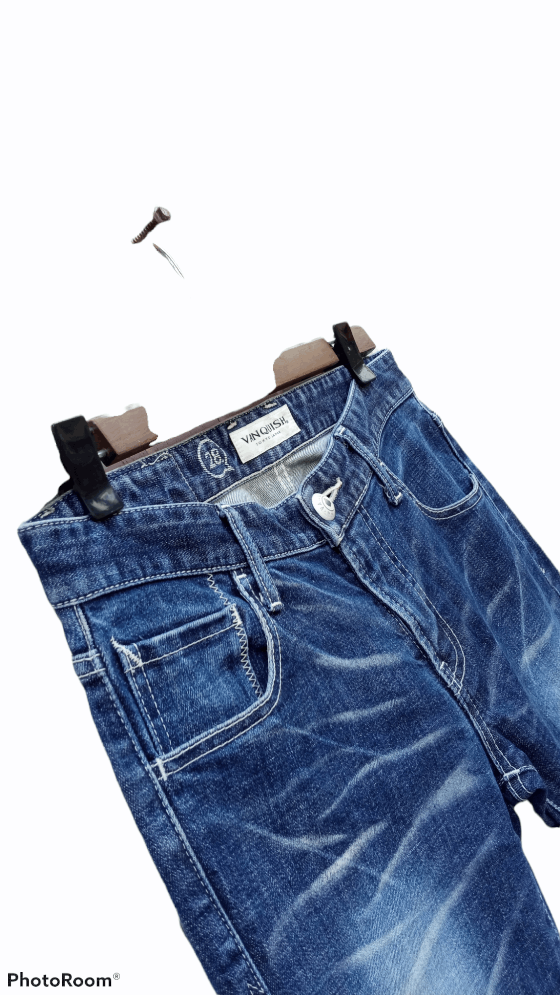 Japanese Brand × Vanquish 🔥🔥Vanquish Distressed Jeans Denim Size US 30 / EU 46 - 10 Thumbnail