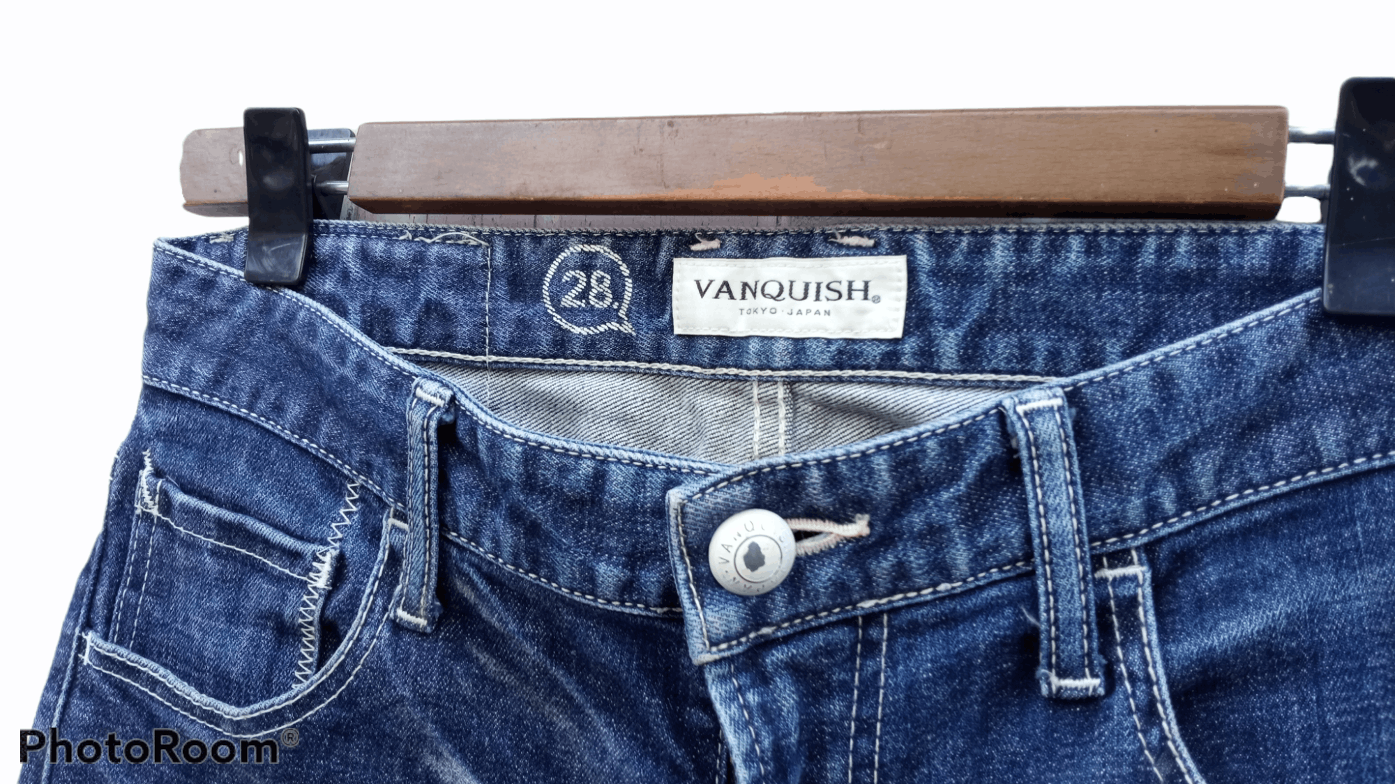 Japanese Brand × Vanquish 🔥🔥Vanquish Distressed Jeans Denim Size US 30 / EU 46 - 18 Thumbnail
