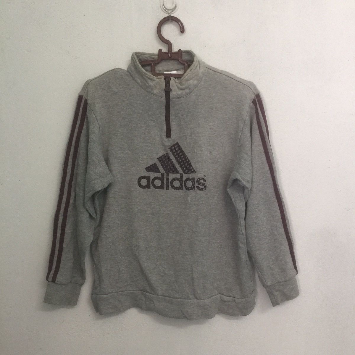 image of Adidas Big Logo Sweatshirt, Men's (Size Small)