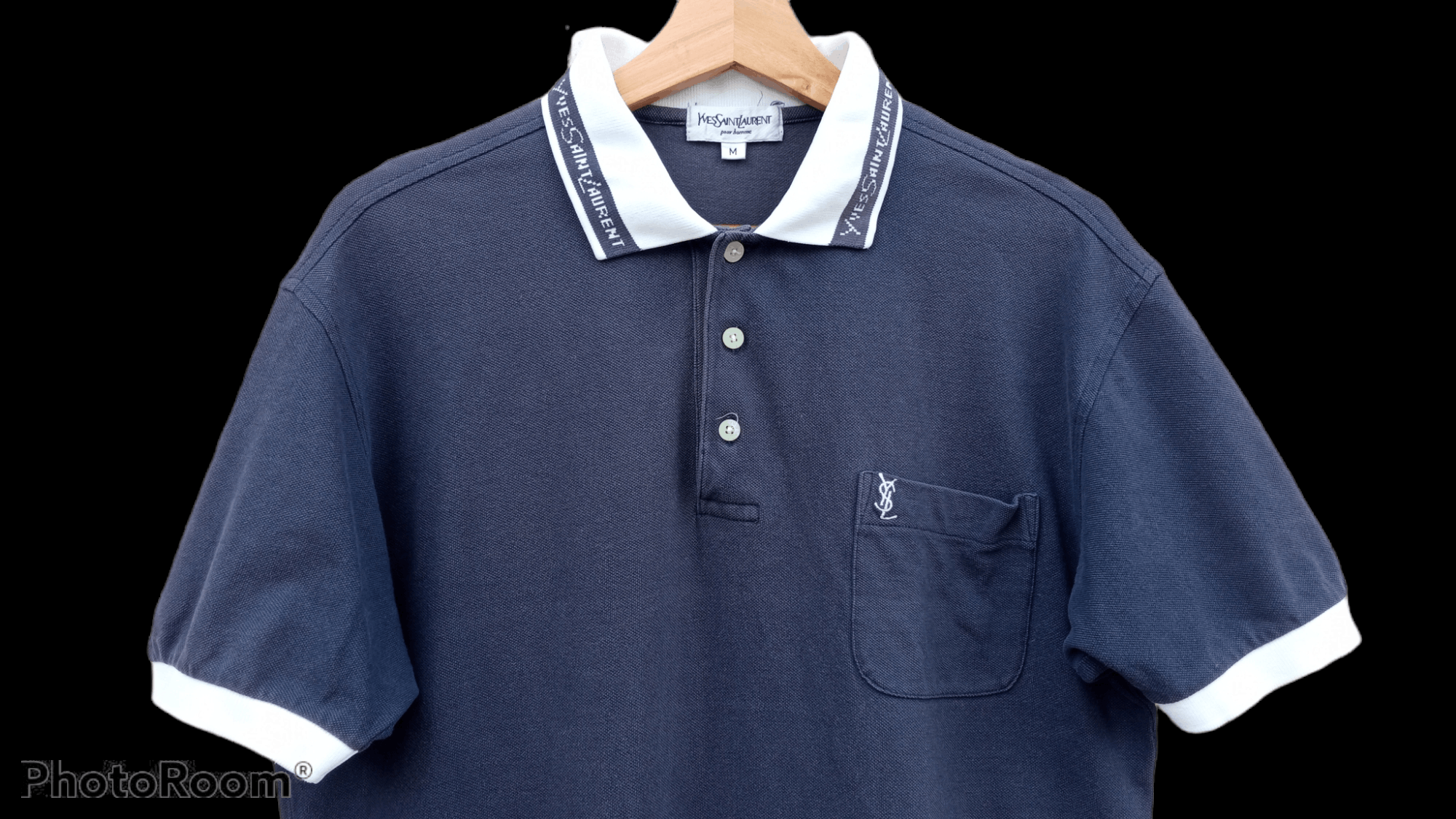 Vintage × Yves Saint Laurent 🔥🔥YSL Yves Saint Laurent Polo T-Shirt Size US M / EU 48-50 / 2 - 13 Thumbnail