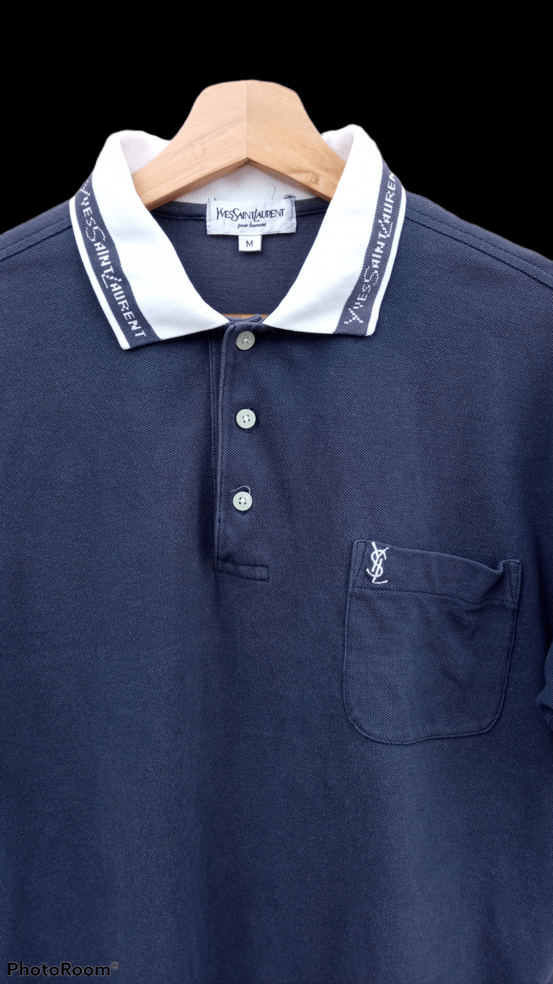 Vintage × Yves Saint Laurent 🔥🔥YSL Yves Saint Laurent Polo T-Shirt Size US M / EU 48-50 / 2 - 17 Thumbnail