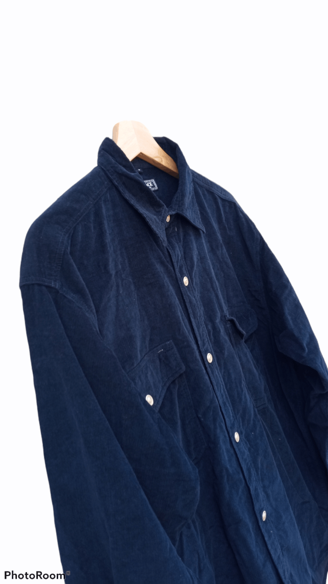 Versace × Vintage 🔥🔥Vintage Versace Curdoroy LS Shirt Size US L / EU 52-54 / 3 - 6 Thumbnail