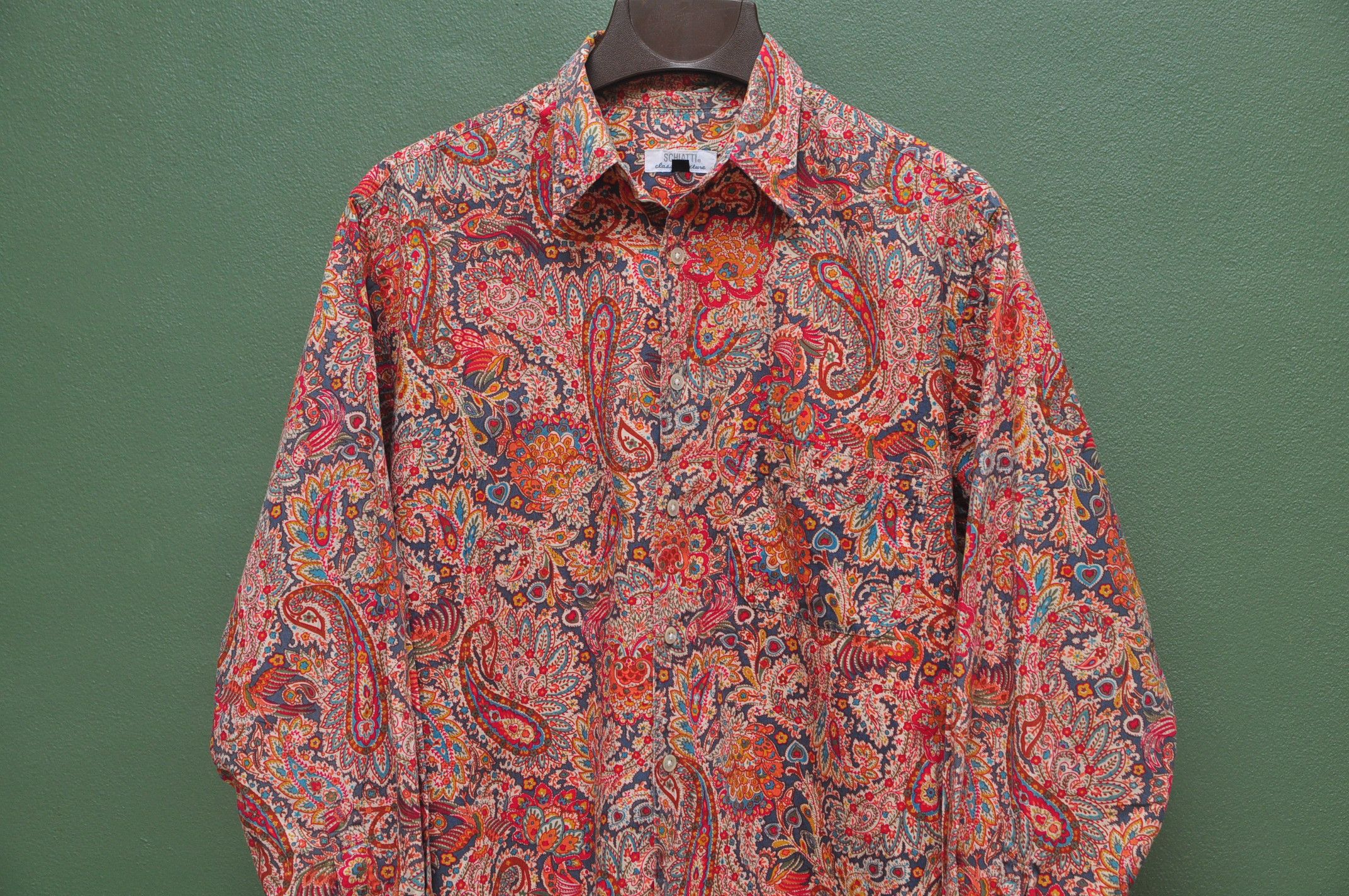 Japanese Brand × Vintage Vintage Schiatti Classic Texture Multicolour Shirt Size US L / EU 52-54 / 3 - 3 Thumbnail