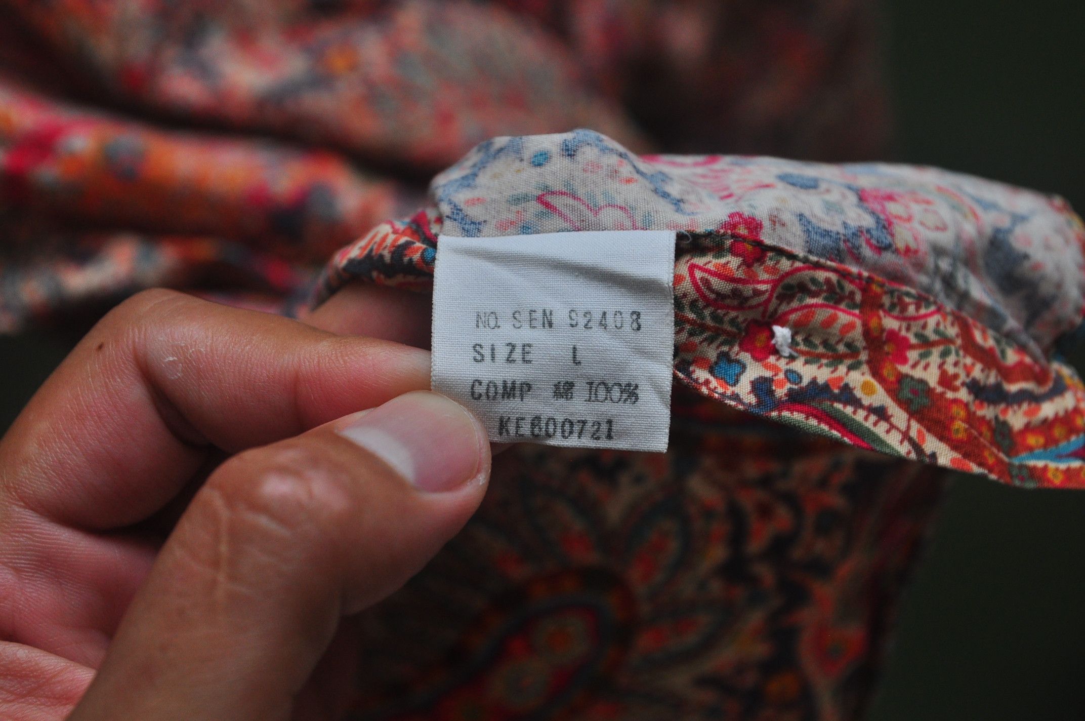 Japanese Brand × Vintage Vintage Schiatti Classic Texture Multicolour Shirt Size US L / EU 52-54 / 3 - 6 Thumbnail