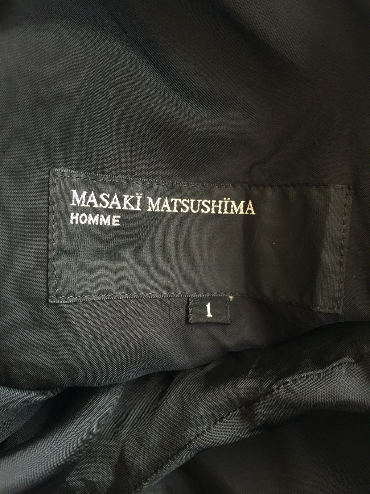 Masaki Matsushima 🇯🇵 Ideal Designer Minimal Leg Joint Wool Pants Size US 29 - 7 Thumbnail