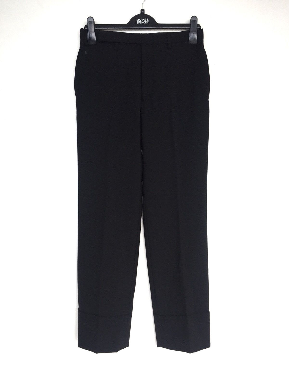 Masaki Matsushima 🇯🇵 Ideal Designer Minimal Leg Joint Wool Pants Size US 29 - 1 Thumbnail