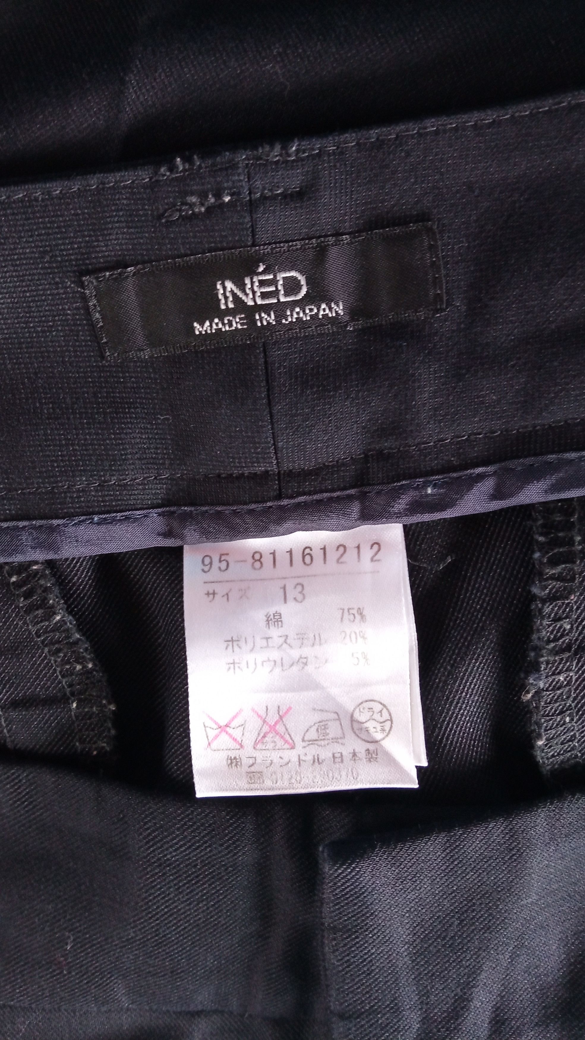 Japanese Brand × Vintage × Yohji Yamamoto 🔥🔥Vintage Ined Yohji Yamamoto Pants Size US 33 - 24 Thumbnail