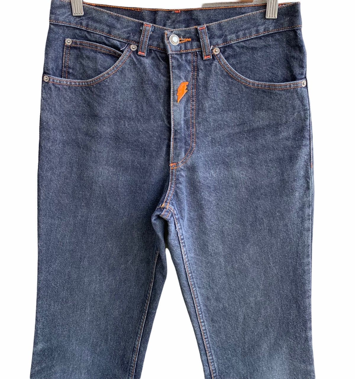 Walter Van Beirendonck W & LT - "Kiss the Future" Lightning Bolt Jeans Size US 30 / EU 46 - 6 Thumbnail