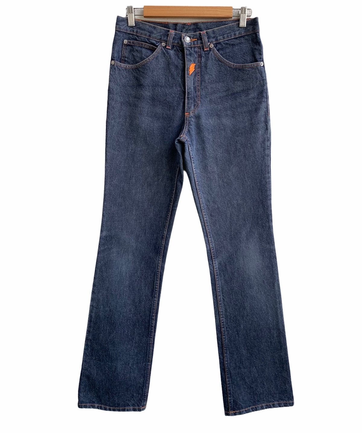 Walter Van Beirendonck W & LT - "Kiss the Future" Lightning Bolt Jeans Size US 30 / EU 46 - 2 Thumbnail